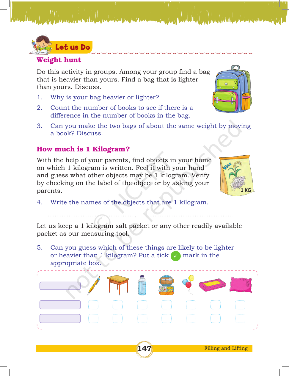 Page 9 of Filling and Lifting