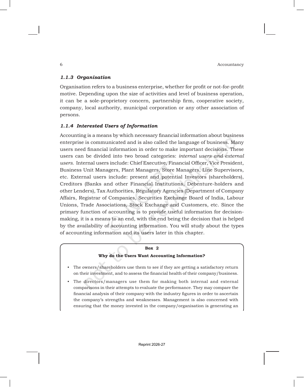 Page 6 of Introduction to Accounting