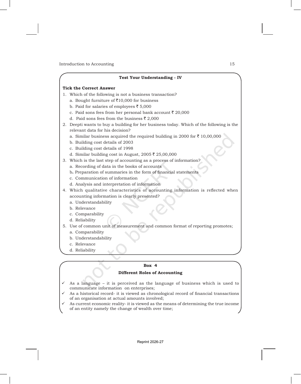 Page 15 of Introduction to Accounting