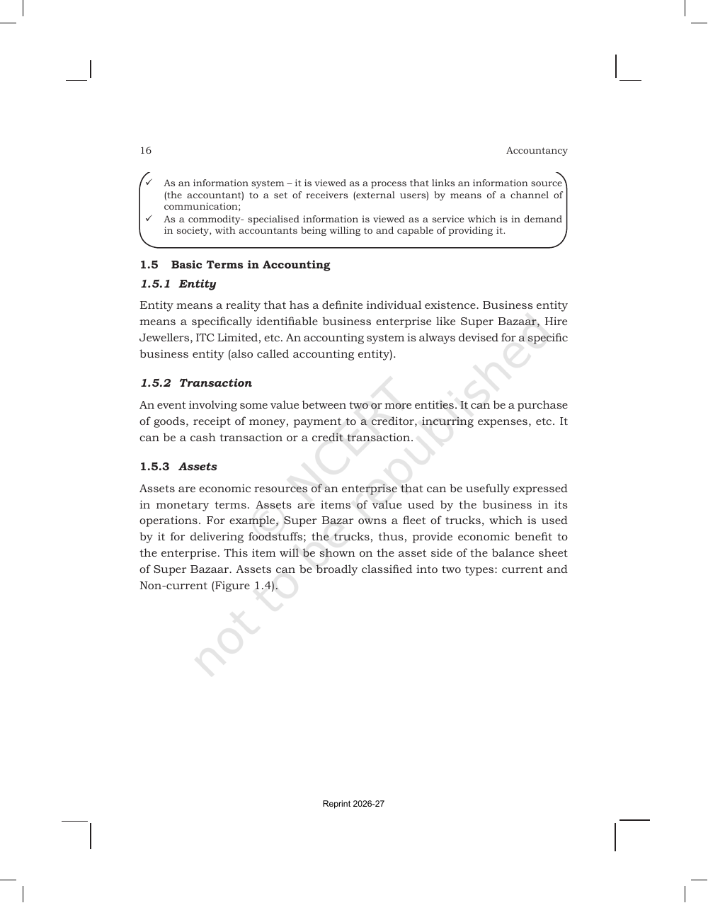 Page 16 of Introduction to Accounting