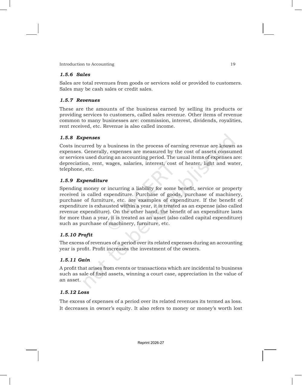Page 19 of Introduction to Accounting