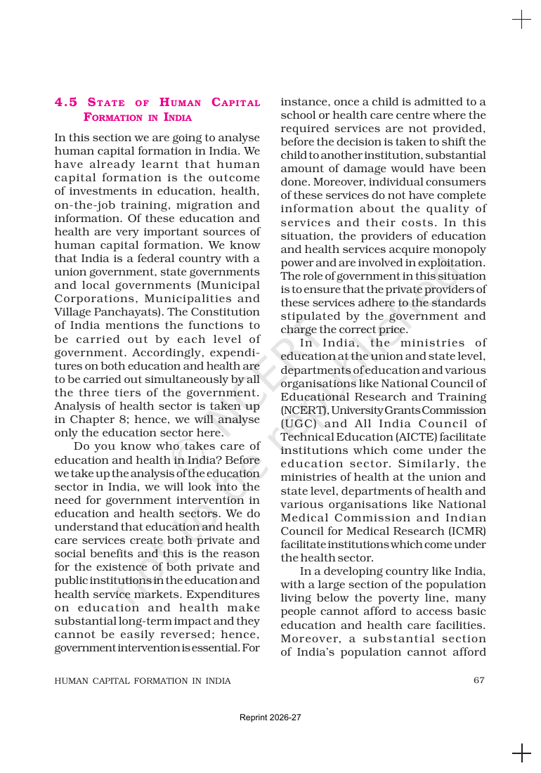 Page 11 of Human Capital Formation in India